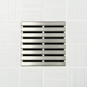 PARALLEL - Brushed Nickel - Unique Drain Cover