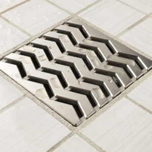 E4816-BN - Ebbe UNIQUE Drain Cover - TREND - Brushed Nickel - Shower Drain - aw