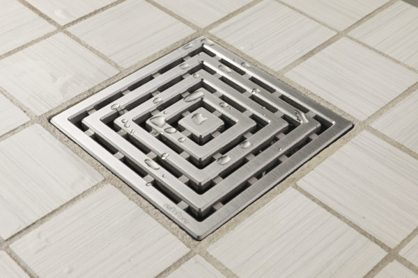 E4815-SS - Ebbe UNIQUE Drain Cover - FRAMES - Satin Stainless Steel - Shower Drain - aw