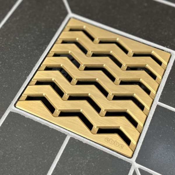 TREND - Brushed Gold - Unique Drain Cover